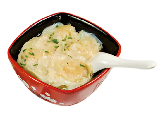 Photo de SOUPE DE RAVIOLIS AUX CREVETTES X8