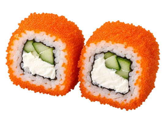 Photo de TOBIKO ROLL CHEESE CONCOMBRE X6