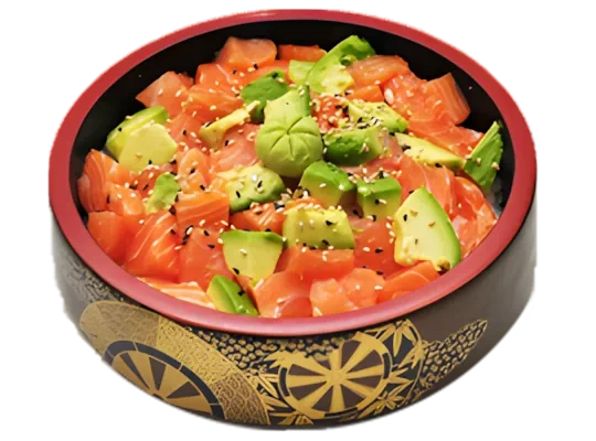 Photo de CHIRASHI TARTARE SAUMON AVOCAT