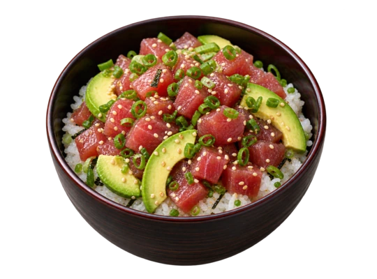 Photo de CHIRASHI TARTARE THON AVOCAT