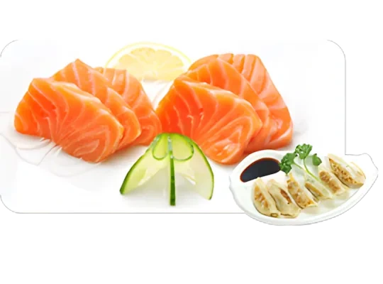 Photo de SASHIMI GYOZA