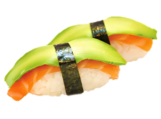 Photo de SUSHI SAUMON AVOCAT X2
